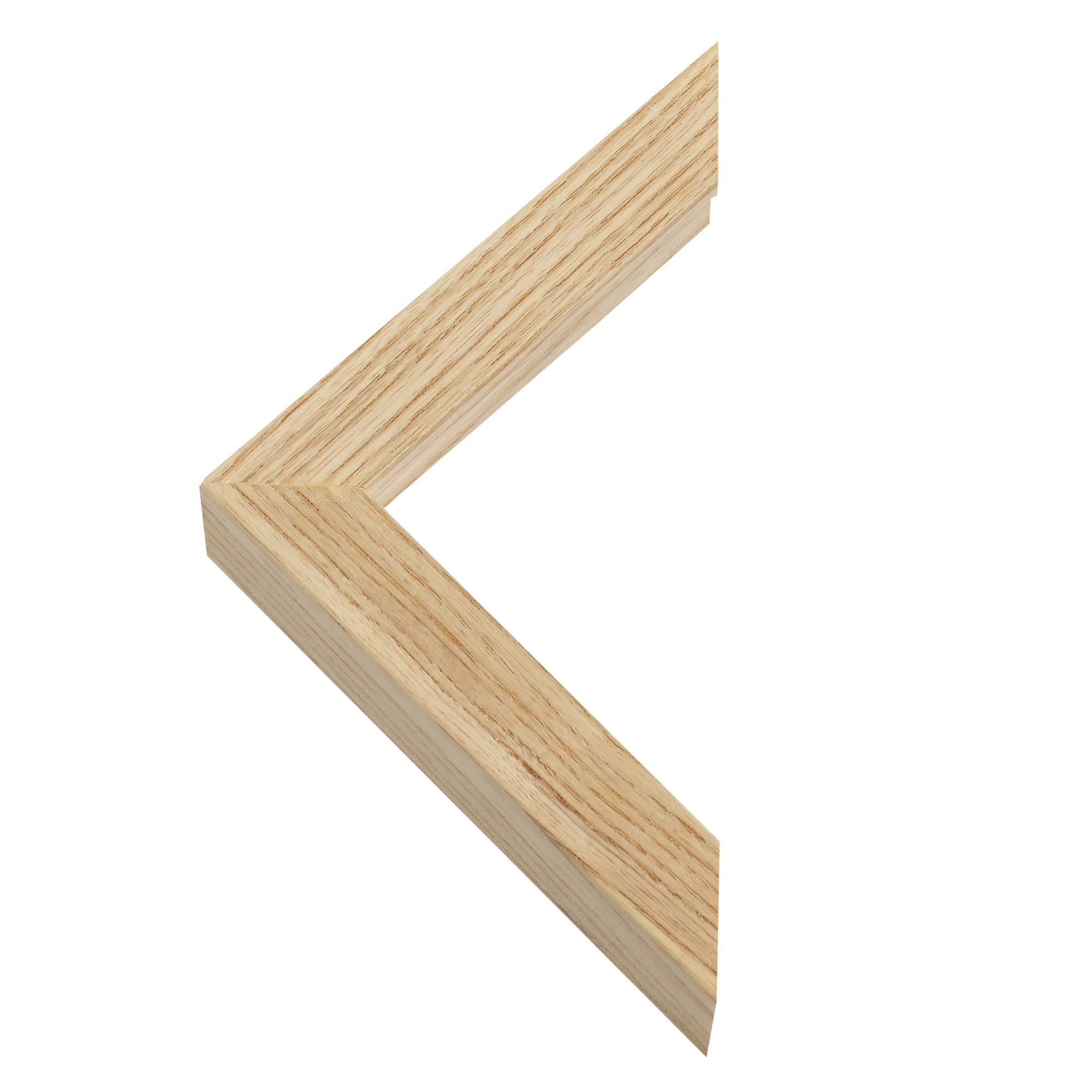 Close detail of the natural frame finish
